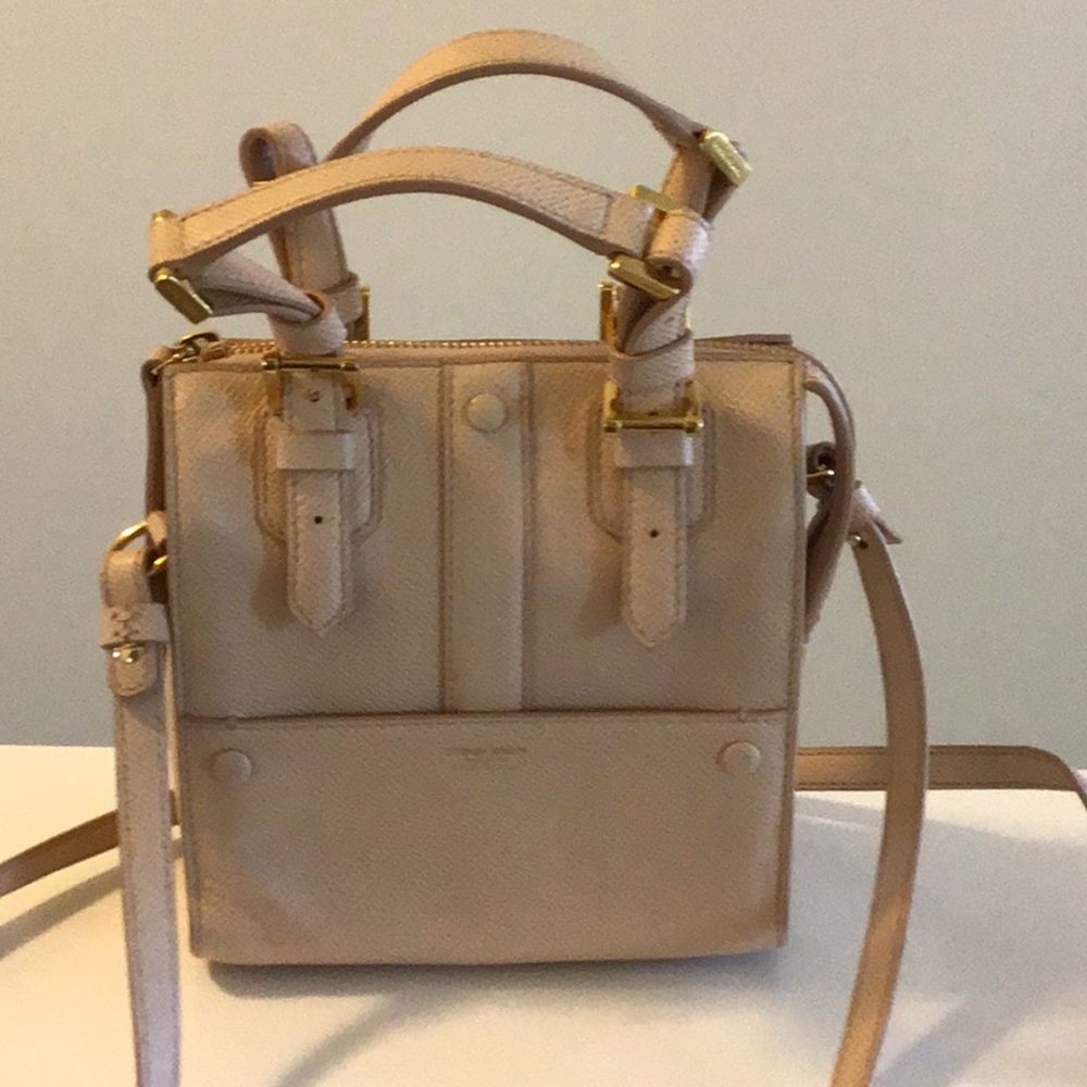 Vintage Giorgio Armani Mini Pink Tote Handbag